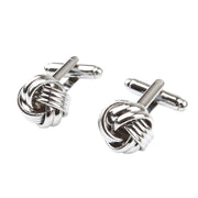 Stylish French Round Knot Cufflinks